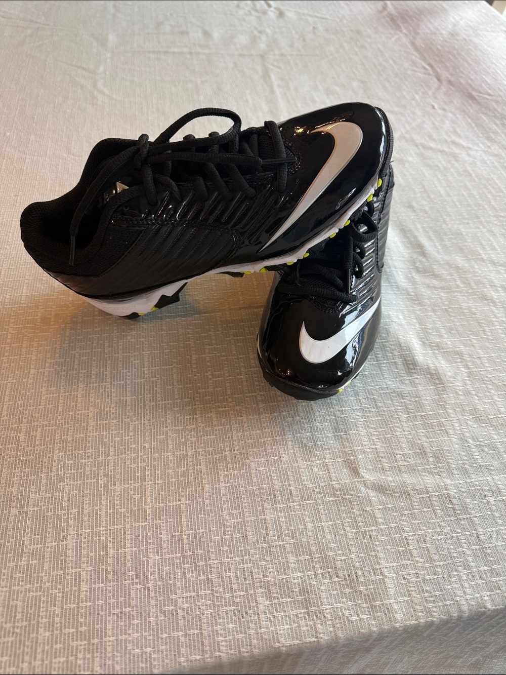 Nike Kids Black White cleats